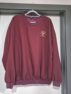 EUC Mens Yuengling Pull Over Windbreaker Golf Jacket